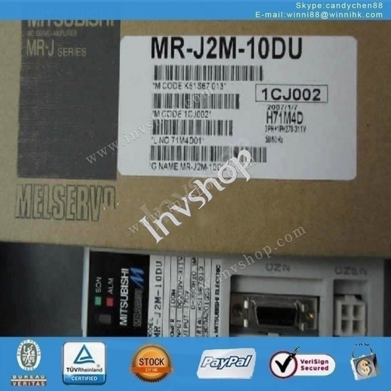 servo drive Used MR-J2M-10DU for Mitsubishi 60 days warranty