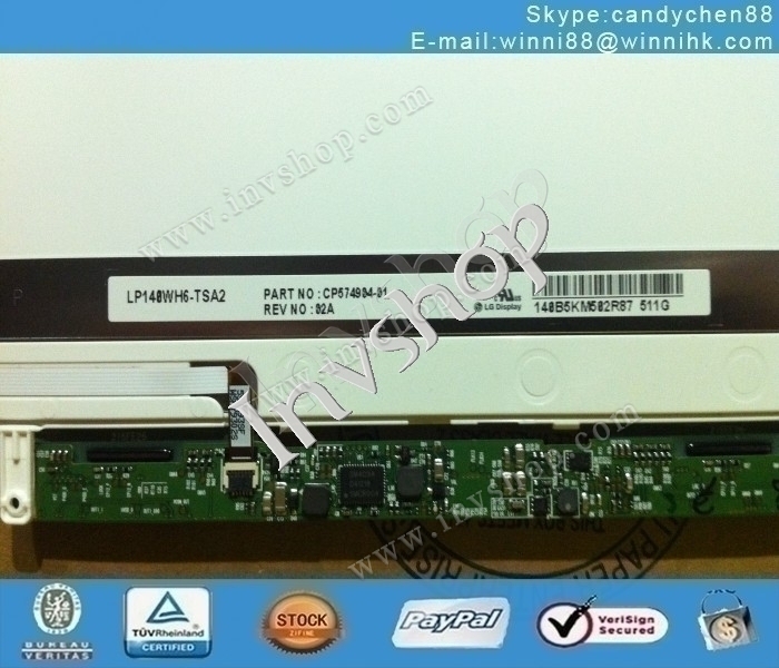 neue lcd - bildschirm lp140wh6 1366x768 14,0 