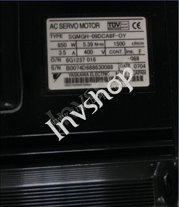 Yaskawa SGMGH-09DCA6F-OY servo motor