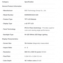 NEW 10.4INCH KYOCERA LCD PANEL KCB104SV2AA-A20