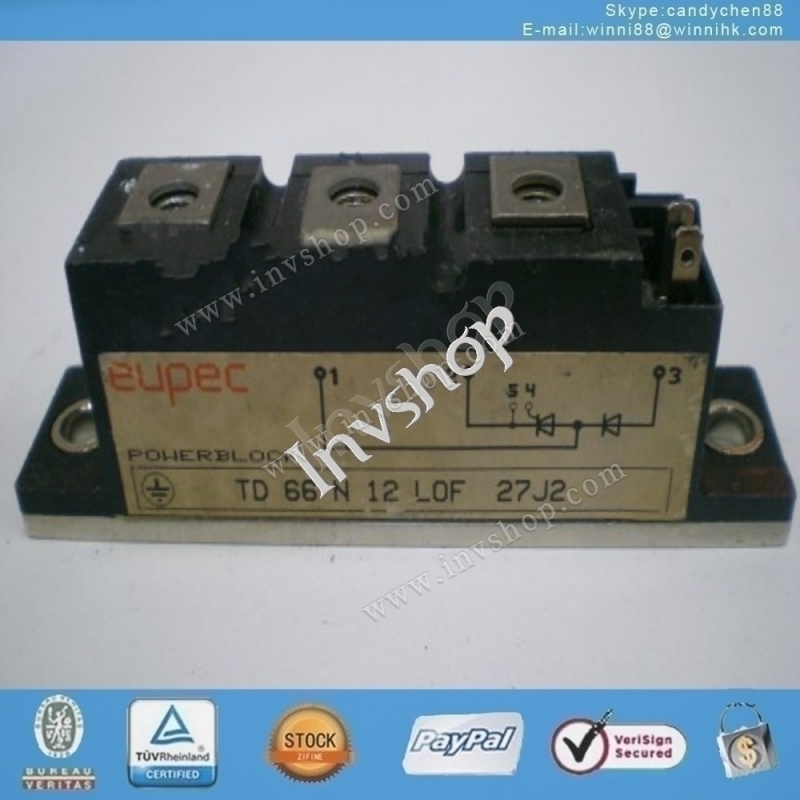 NEW TD66N12LOF EUPEC / INFINEON MODULE