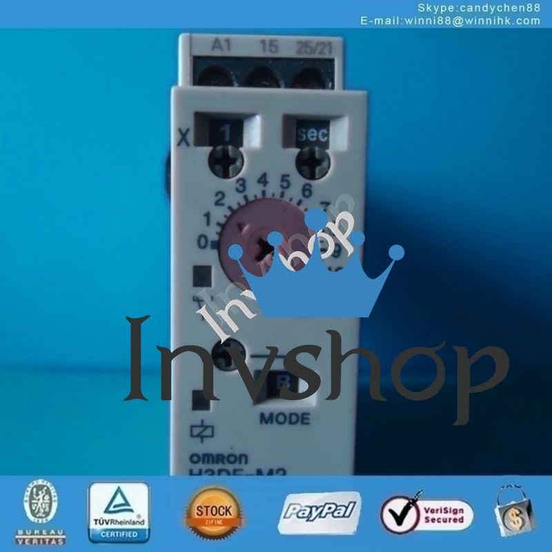 new OMRON H3DE-M2 Set the time relay