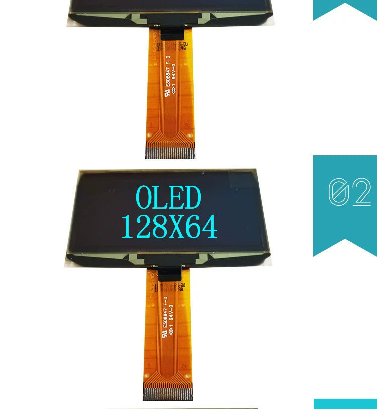 UG-2864ASWPG01   WiseChip  2.4inch  128×64  OLED