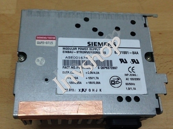 6ew1881-8aa siemens stromversorgung