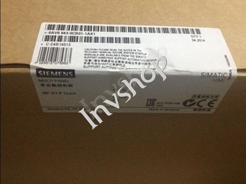 6AV6643-0CB01-1AX1 TOUCH PANEL Siemens New and Original