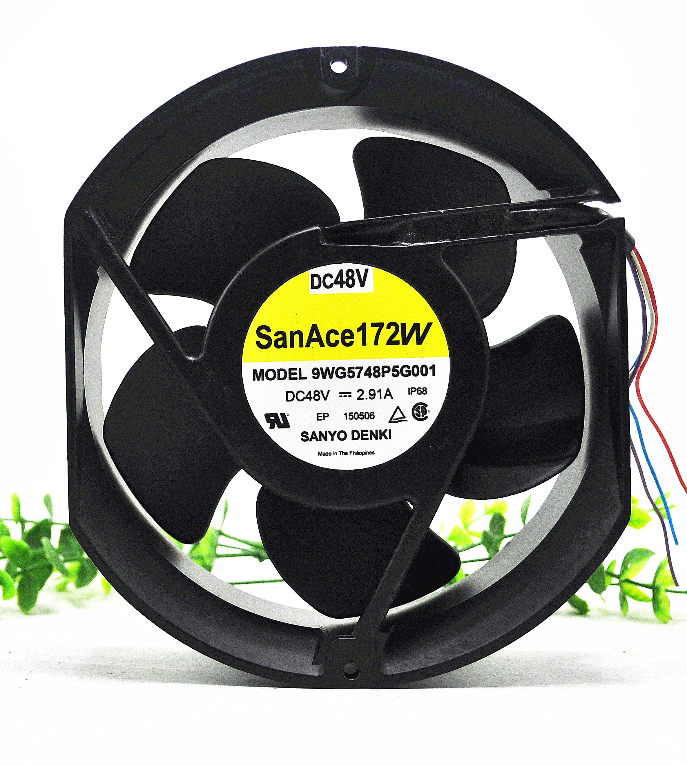 Sanyo 9WG5748P5H003 / G003 / G001 48V 1.62A / 2.91A wasserdichter Lüfter 17251