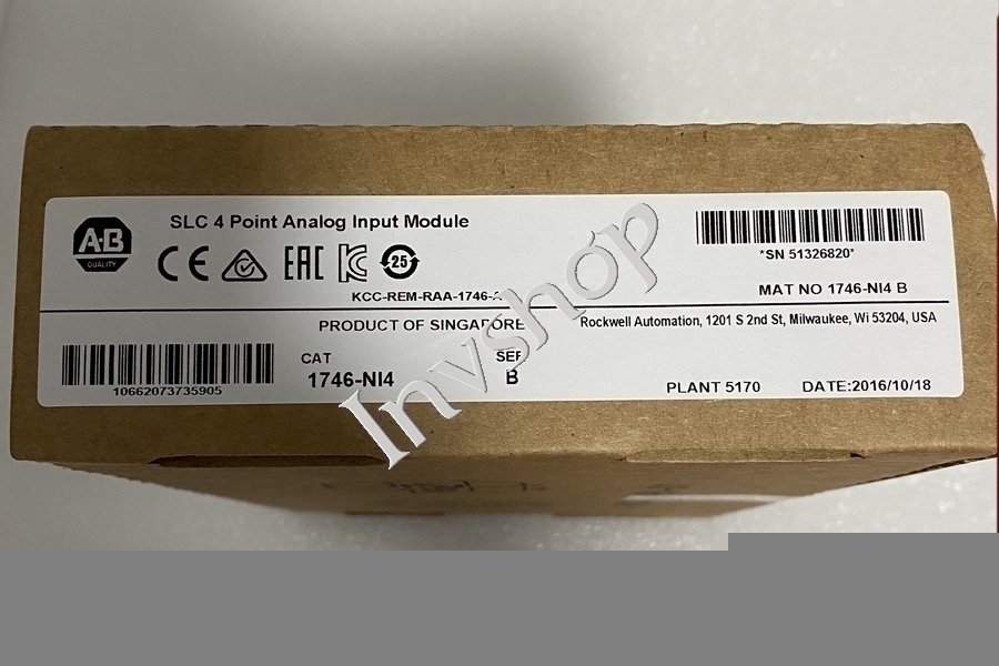 Allen Bradley 1746-NI4 module test is good