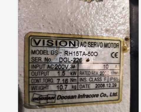Doosan RH15TA-50O SERVOMOTOR